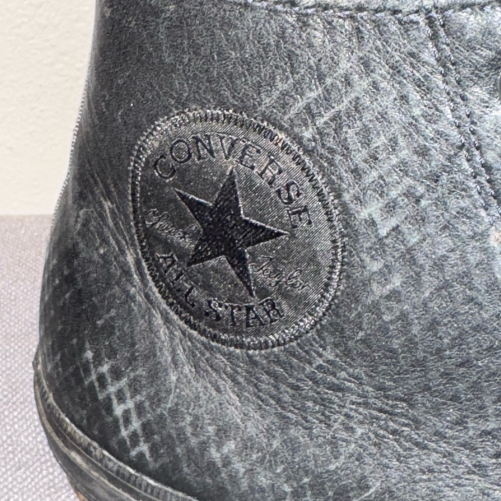 Black/ Black; Converse, High-Top Men's Sneakers; Chuck Taylor 11.5 - Picture 10 of 10